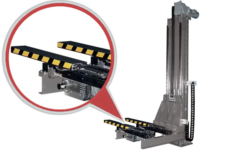 Winkel Lifting Units with Telescopic Forks